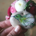 koliber ptak naszyjnik biżuteria