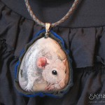 szczur malowany, portret szczura