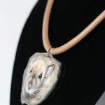 portret szczura, biżuteria ze szczurem